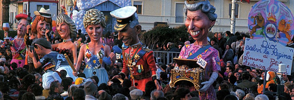 Dio salvi la regina di Simone Politi e Federica Lucchesi - Mascherate di Gruppo - Carnevale di Viareggio 1994