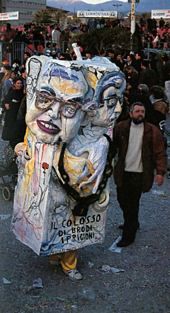 Il colosso di brodi di Glauco Dal Pino - Maschere Isolate - Carnevale di Viareggio 1994
