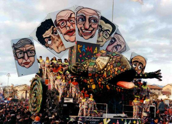 Kama di Emilio Cinquini - Carri piccoli - Carnevale di Viareggio 1994