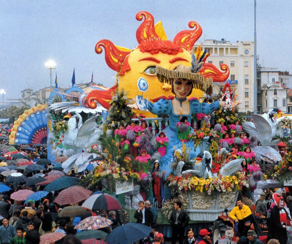 Versilia in fiore di Rione Migliarina - Fuori Concorso - Carnevale di Viareggio 1995