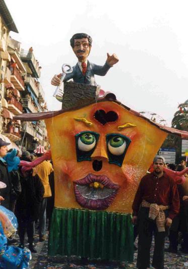 Affittopoli di Sergio Dell’Innocenti - Maschere Isolate - Carnevale di Viareggio 1996