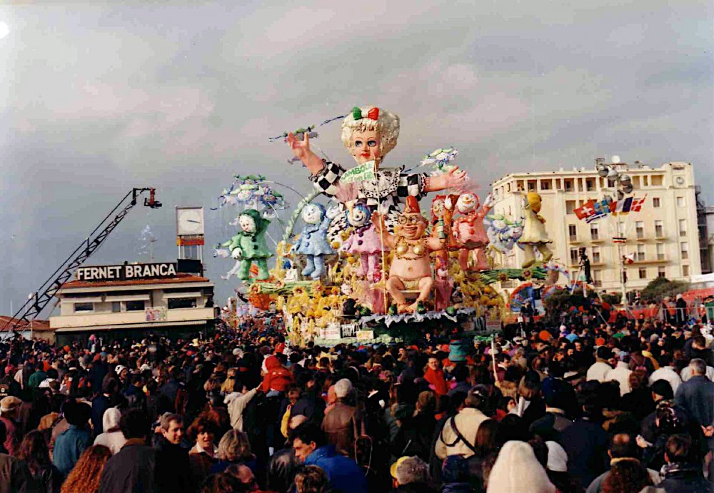 Bambole non c’è una lira di Arnaldo Galli - Carri grandi - Carnevale di Viareggio 1996