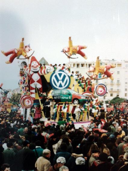 La via dell’allegria di Umberto e Stefano Cinquini - Fuori Concorso - Carnevale di Viareggio 1996