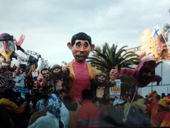 Rocco e i suoi fratelli di Eugenio e Giorgio Rossi - Maschere Isolate - Carnevale di Viareggio 1996