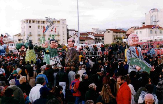 Un governo in pinzimonio di Giorgio Bomberini - Mascherate di Gruppo - Carnevale di Viareggio 1996