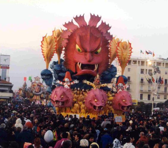 Carnevale in ecstasy di Silvano e Alessandro Avanzini - Carri grandi - Carnevale di Viareggio 1997