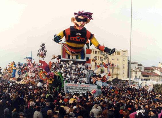 Carnevale virtuale di Paolo Lazzari (coll. Umberto e Stefano Cinquini) - Carri piccoli - Carnevale di Viareggio 1997