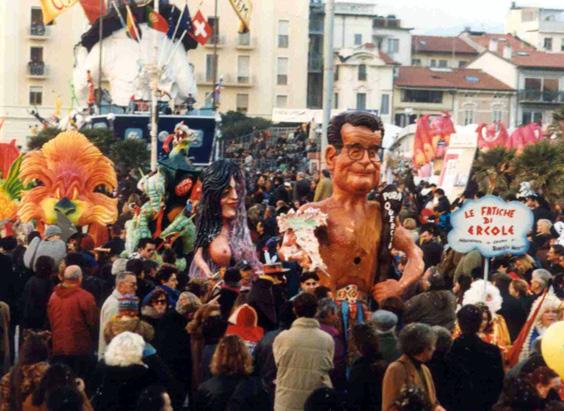 Le fatiche di Ercole di Roberto Musetti - Mascherate di Gruppo - Carnevale di Viareggio 1997