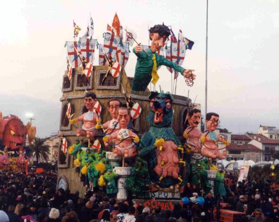 Roma padrona, Roma ladrona di Piero Farnocchia (prog. Luciano Tomei) - Carri piccoli - Carnevale di Viareggio 1997