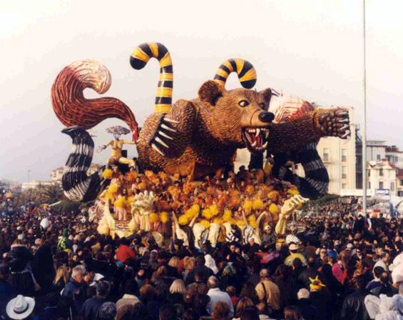 Salviamo la pelle di Roberto Vannucci - Carri piccoli - Carnevale di Viareggio 1997