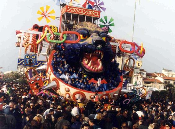 Scatenati di Franco Malfatti - Carri grandi - Carnevale di Viareggio 1997