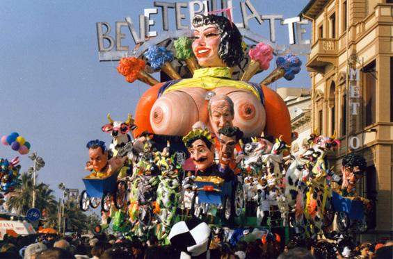 Bevete più latte di Gionata Francesconi - Carri grandi - Carnevale di Viareggio 1998