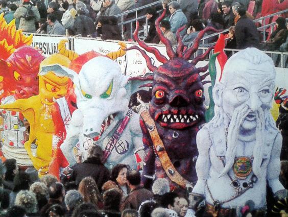 Giochi di ruolo di Roberto Musetti - Mascherate di Gruppo - Carnevale di Viareggio 1998