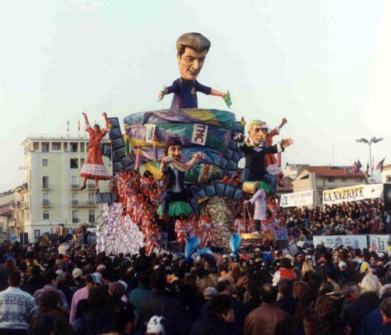 Il ciclone di Emilio Cinquini - Carri piccoli - Carnevale di Viareggio 1998
