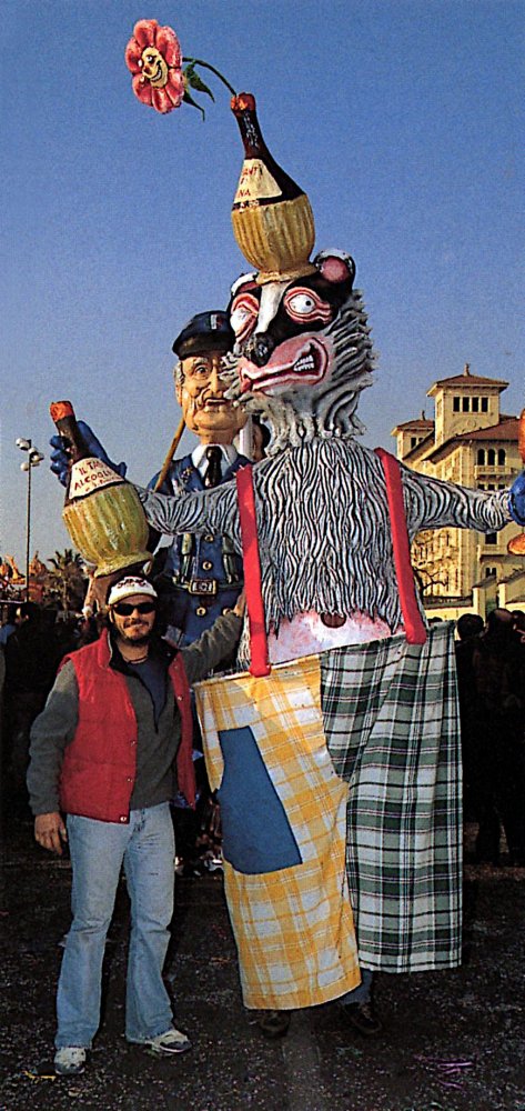 Il tasso alcolico di Massimiliano Marmugi e Gionata Pucci - Maschere Isolate - Carnevale di Viareggio 1998