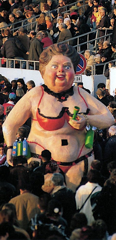 Lievissima, altissima, purissima di Mario Beghè - Maschere Isolate - Carnevale di Viareggio 1998