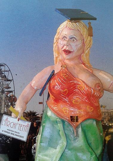 L’archi-tetta di Sergio Dell’Innocenti - Maschere Isolate - Carnevale di Viareggio 1998