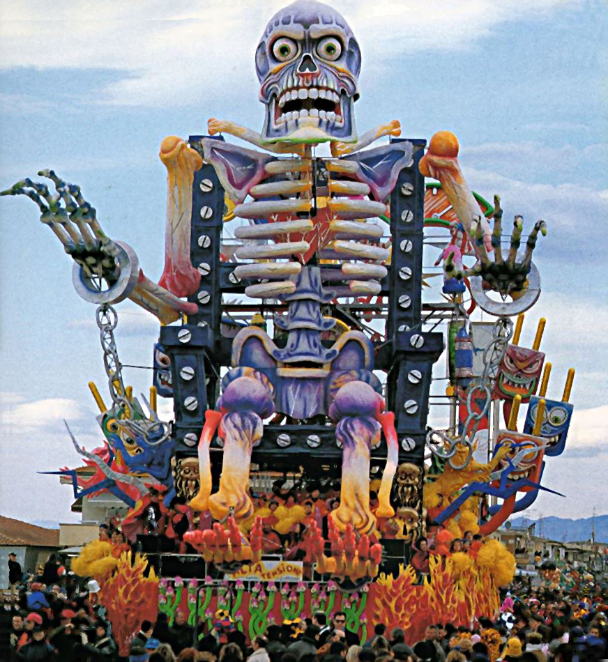 Alta tensione di Franco Malfatti - Carri grandi - Carnevale di Viareggio 1999
