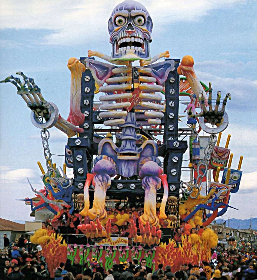 Alta tensione di Franco Malfatti - Carri grandi - Carnevale di Viareggio 1999