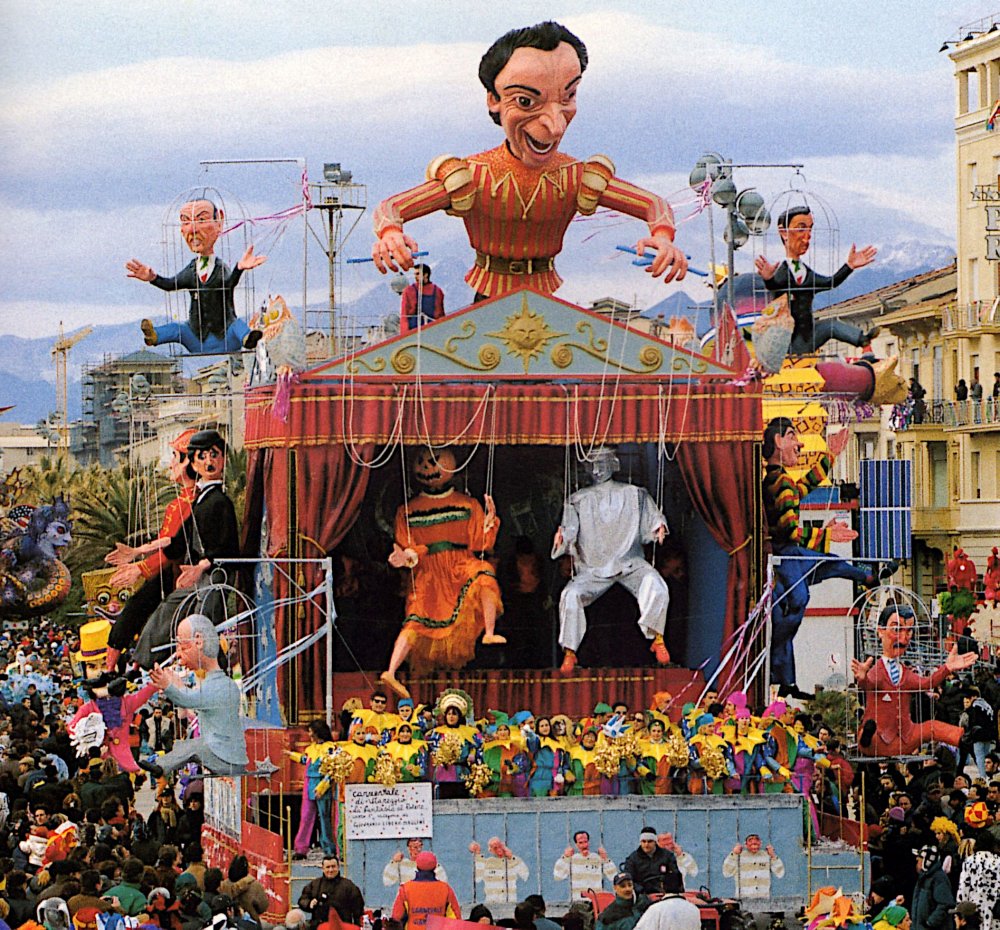 La fantasia al potere di Giovanni Maggini - Carri piccoli - Carnevale di Viareggio 1999