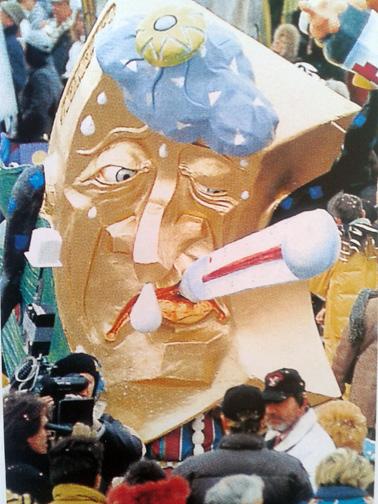La febbre dell’oro di Edoardo Ceragioli - Maschere Isolate - Carnevale di Viareggio 1999