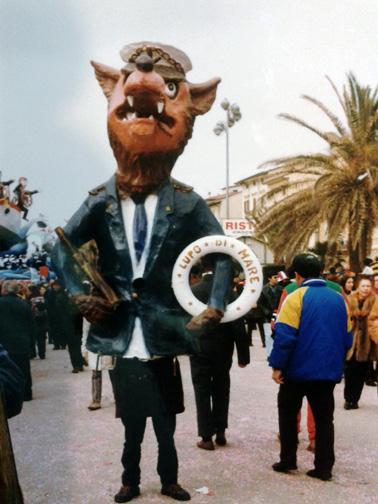 Lupo di mare di Marco Tomei - Maschere Isolate - Carnevale di Viareggio 1999