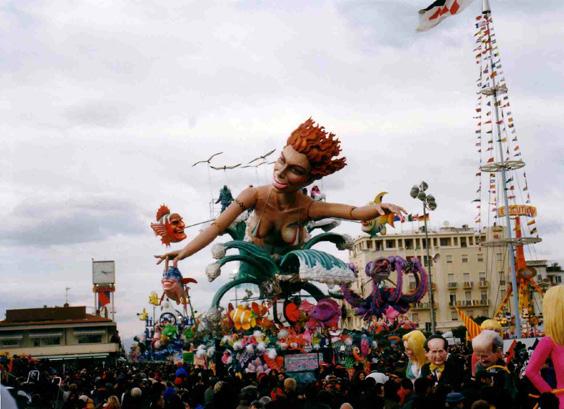 Nuotar m’è dolce in questo mar di Simone Politi e Federica Lucchesi - Carri piccoli - Carnevale di Viareggio 1999