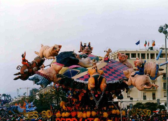 Perduto amore di Carlo Lombardi - Carri piccoli - Carnevale di Viareggio 1999