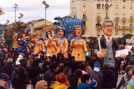 Scuola di lingua di Giorgio Bomberini - Mascherate di Gruppo - Carnevale di Viareggio 1999