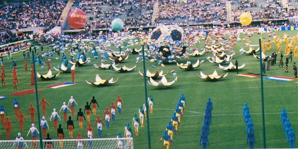 Inaugurazione a San Siro dei mondiali di calcio 1990