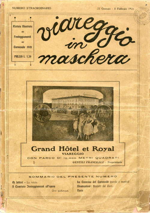rivista Viareggio in Maschera 1921