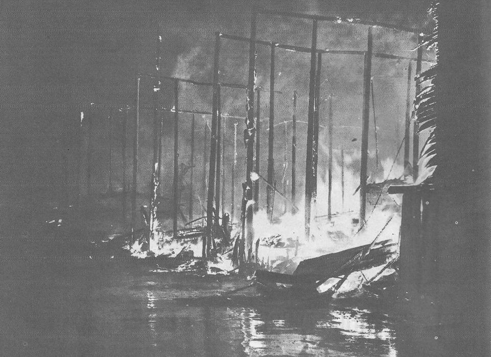 29 giugno 1960 incendio baracconi del Carnevale